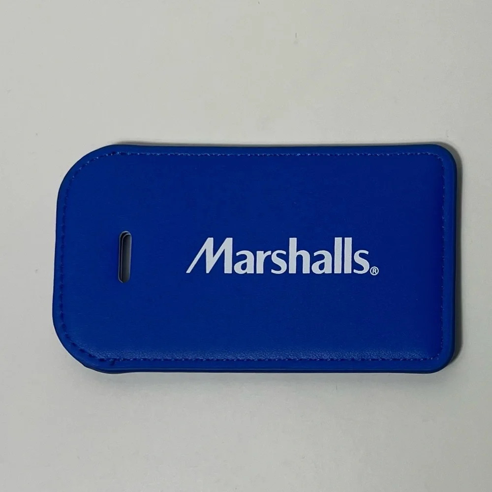 Marshalls Blue Luggage Suitcase Carryon Bag Identification Tag